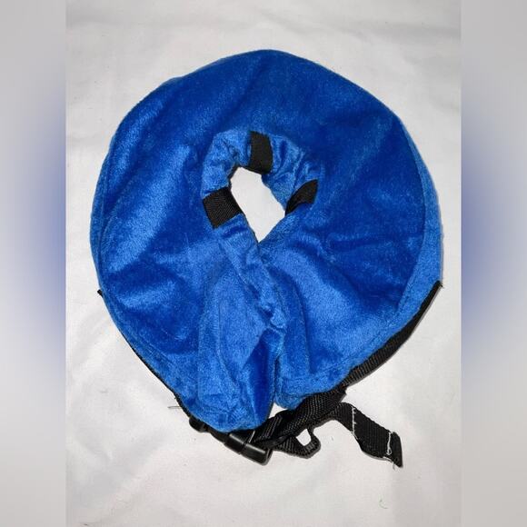 E- KOMG Blue Medium Inflatable Donut Collar For Injuries Rashes And Post Surgery - Picture 2 of 5